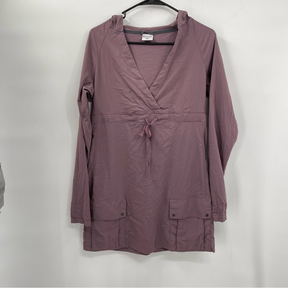 Columbia woman’s Purple‎ tunic  with pockets size small